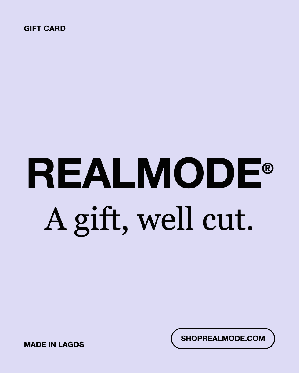Realmode gift card — a gift, well cut